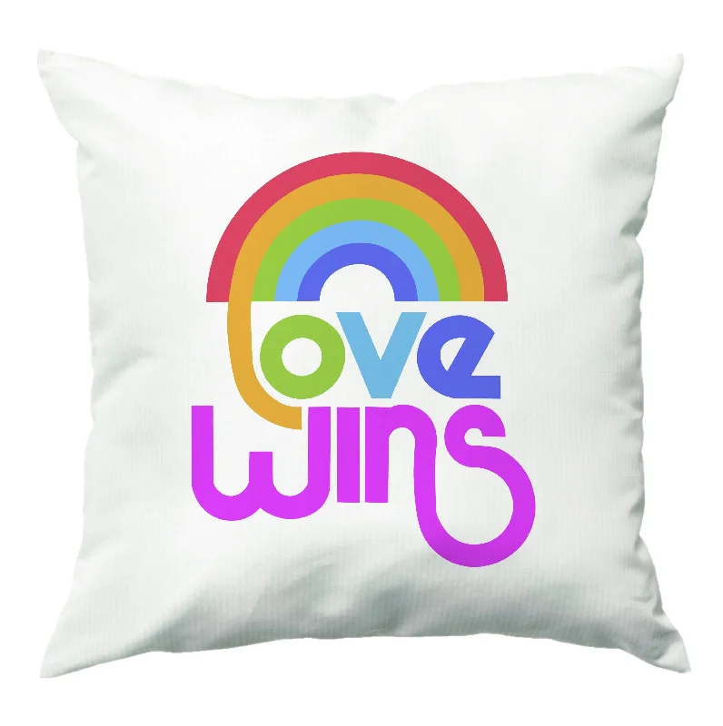 Huge Savings Love Wins - Pride Cushion