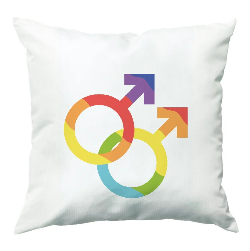 Mega Sale Gender Symbol Male - Pride Cushion