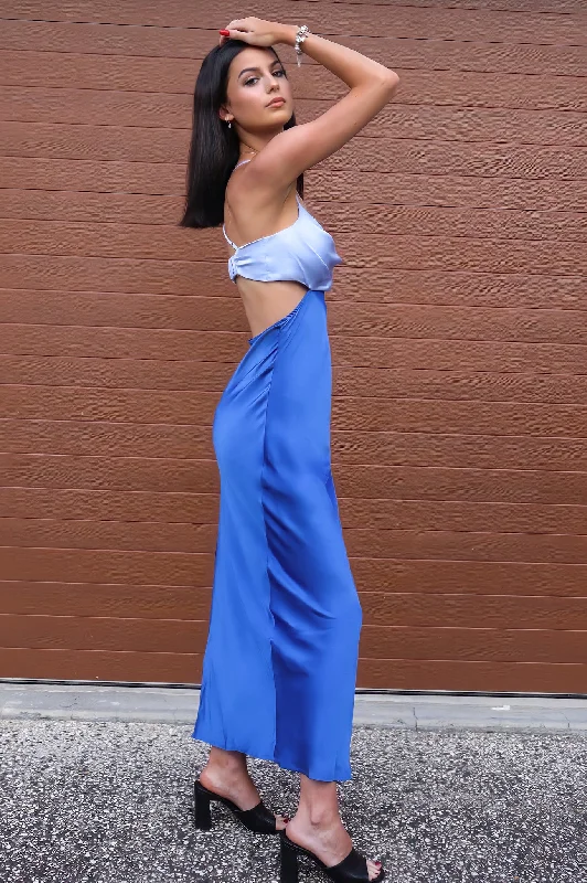 Stock Up and Save Britney Maxi Dress - Blue
