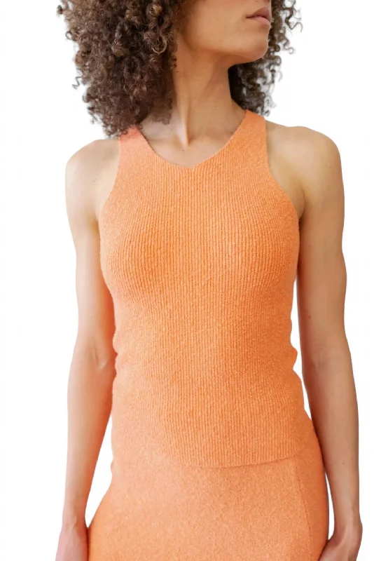 Closeout Ally Tank Top In Persimmon