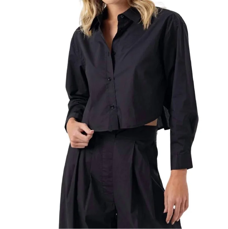 Don't Wait Charlie Shirt In Black
