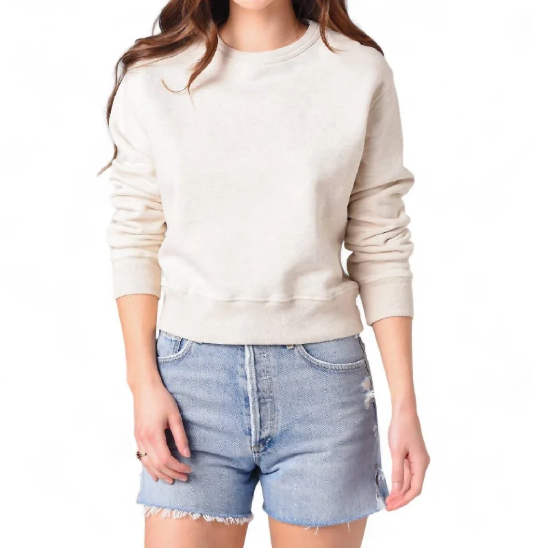 Early Access Classic Raglan Sweatshirt In Light Heather Grey