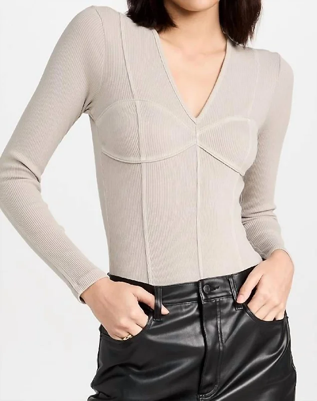 Crazy Deals Devlin Thong Bodysuit In Nude