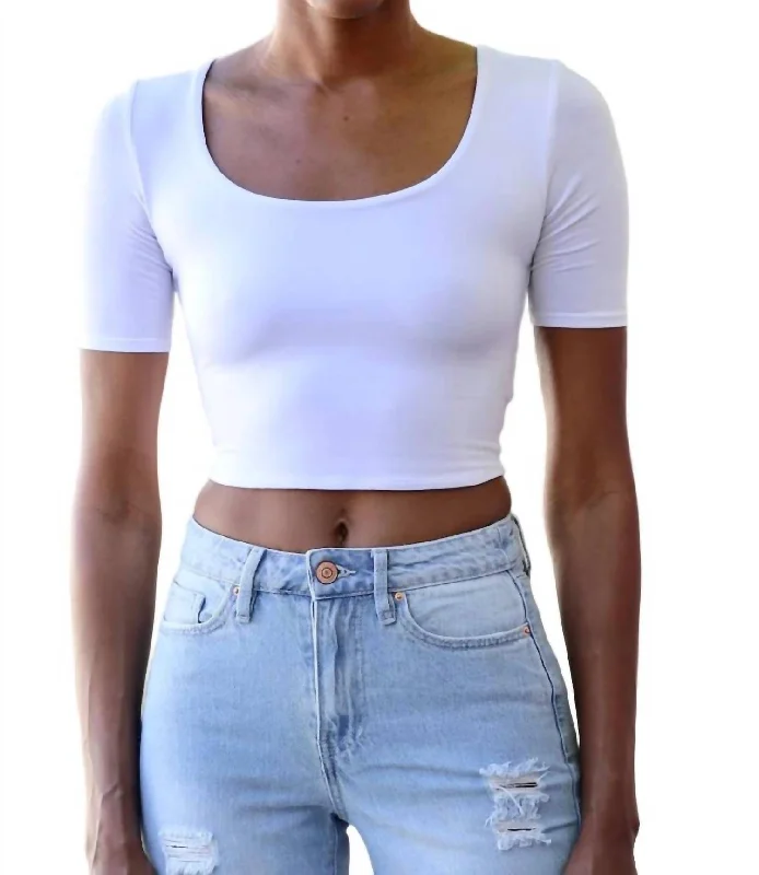 Big Savings Everyday Round Top In Off White