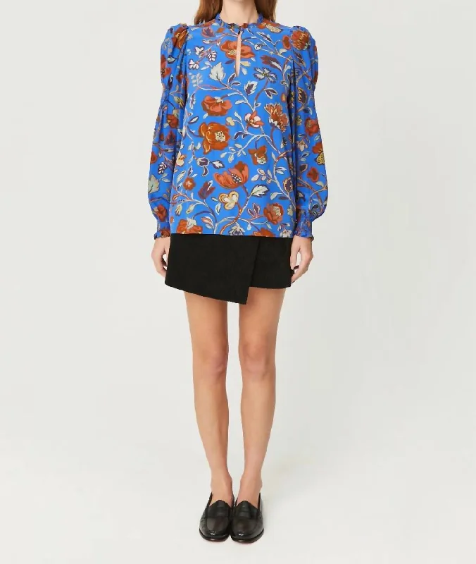 Act Fast Grande Henry Top In Royal Vichy Rose