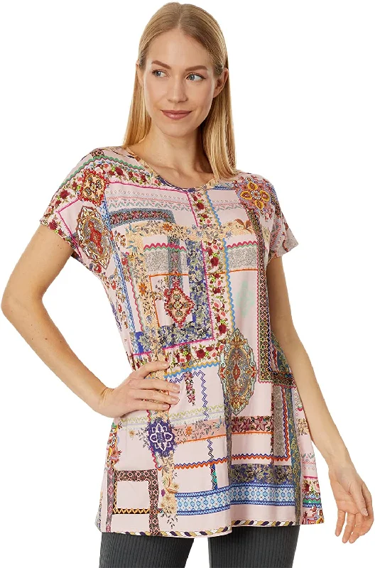 Super Bargain Johnny Was Women Stano Relaxed Fit Dolman Sleeve Tunic T-Shirt
