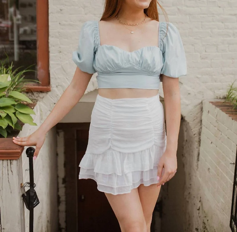 Savings Bonanza Keep Looking Back Top In Blue