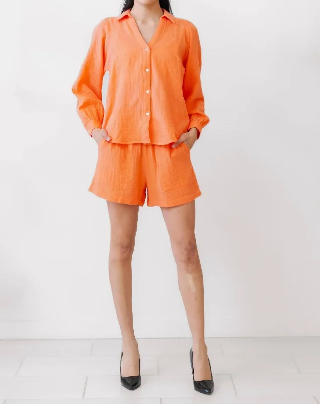 Extra Savings Lo Blouse In Papaya