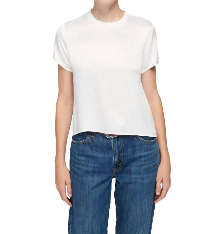 Today’s Deal Marie Boxy Crop Top In White