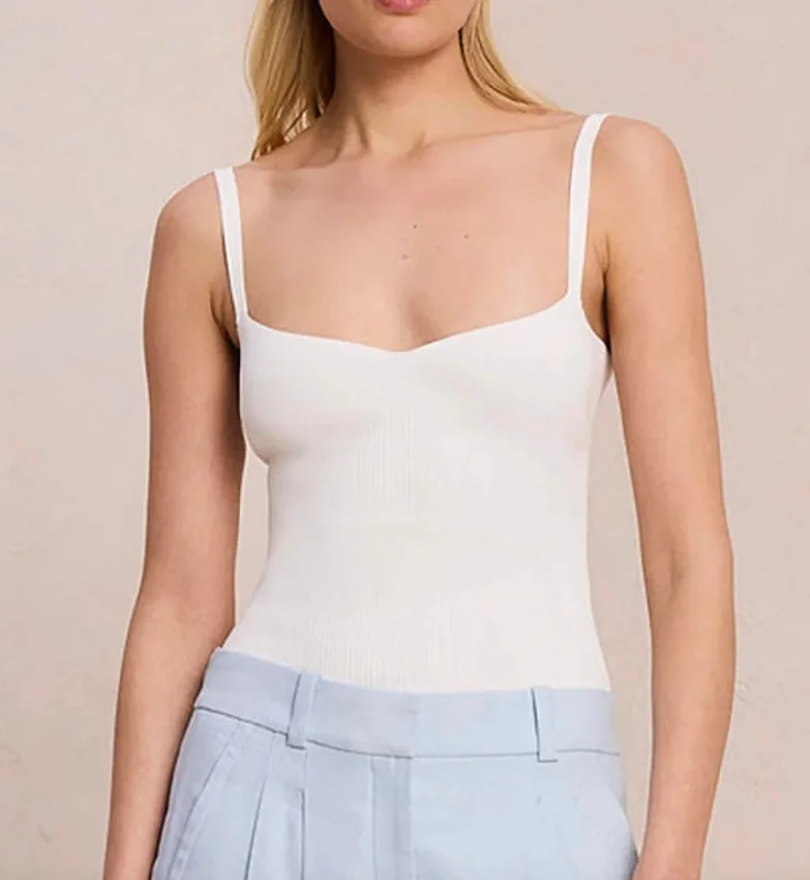 Early Bird Discount Milo Top In White