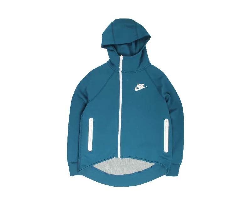 Instant Discount Nike Sportswear Tech Fleece Full-Zip Cape Blue Force Women's Hoodie 930757-474