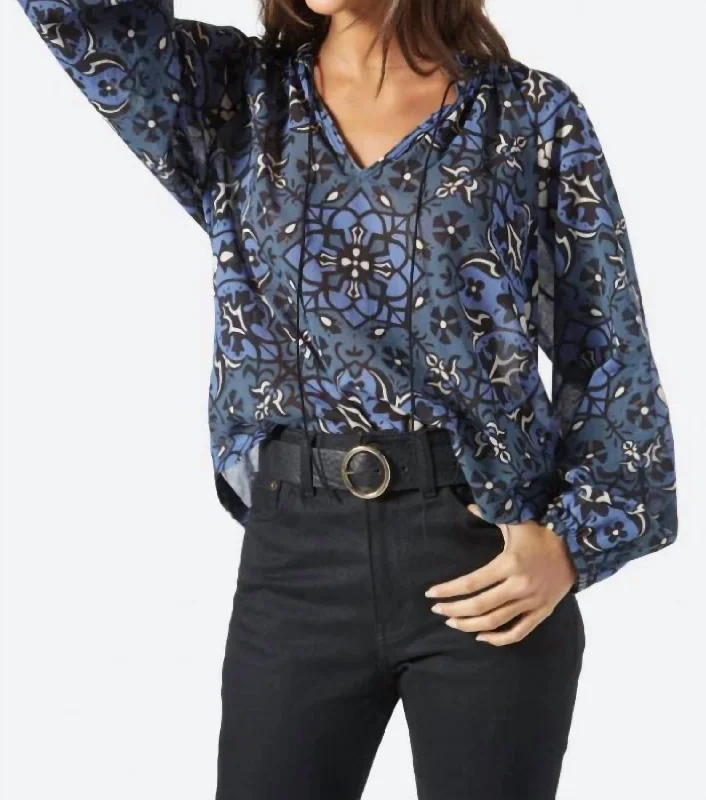 The Best Prices Ogdine Blouse In Caviar Multi