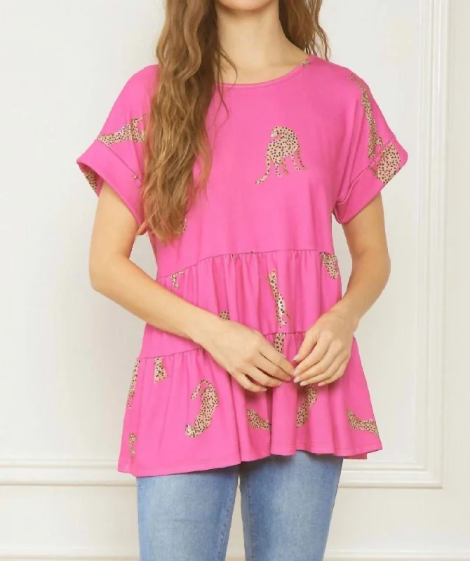 Price Drop Alert Wild Imagination Top - Plus Size In Pink