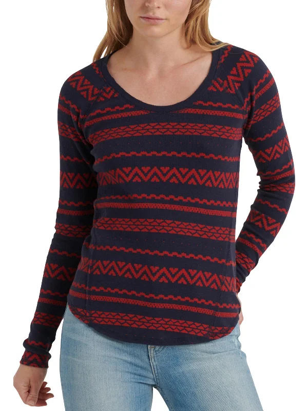 Overstock Sale Womens Cotton Scoop Neck Thermal Top