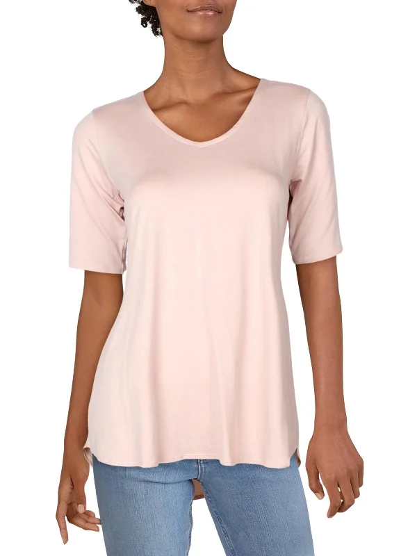 Overstock Womens High-Low V-Neck Tunic Top
