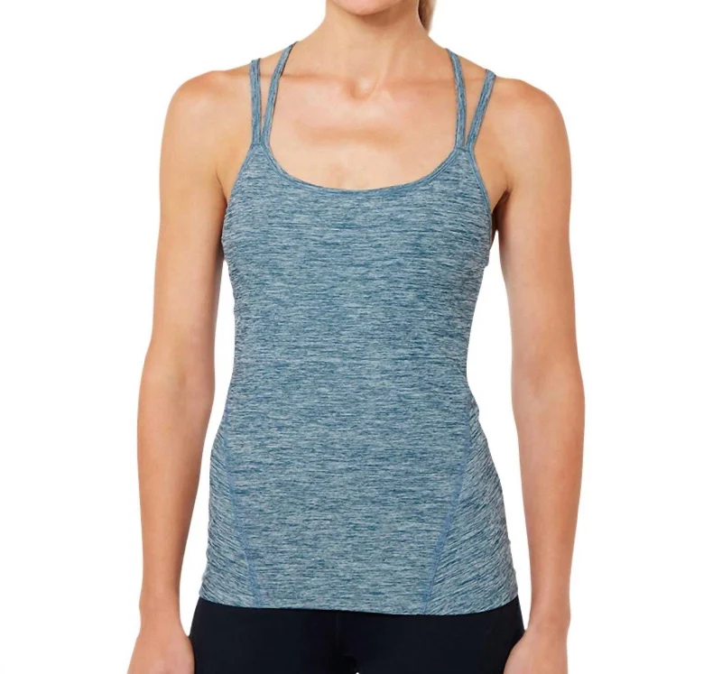Year-End Clearance Xx Tank Top With Built In Bra In Reflecting Pond